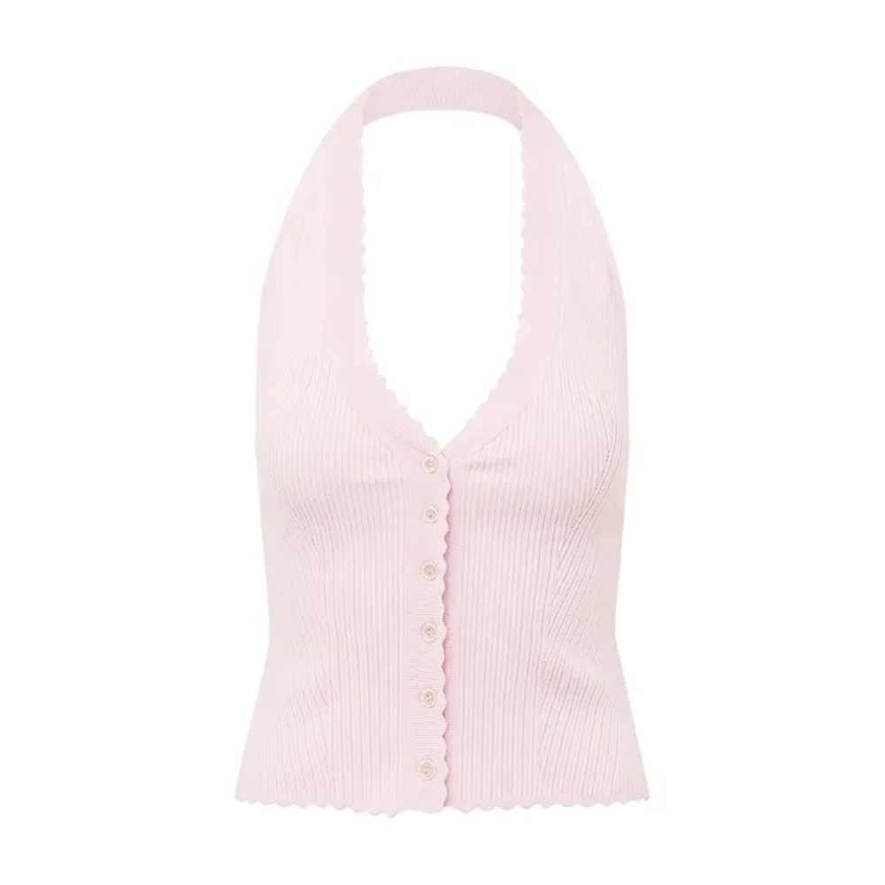 LoveShackFancy Eterna Knit Halter NWT